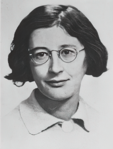 Simone Weil 1909 1943 portrait