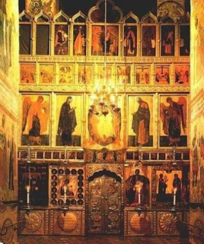 Iconostase cathedrale Annonciation Moscou