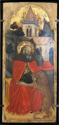 saint Jerome et le lion